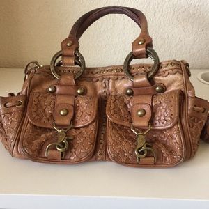 Authentic Isabella Fiore Tan Purse